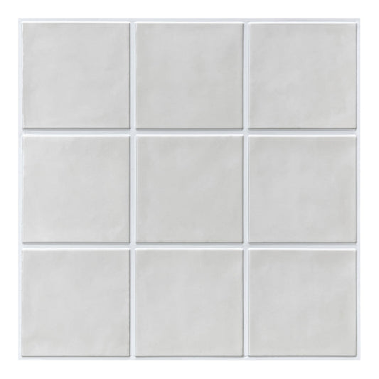 Quadratische 3D-Wandfliese Nebelgrau – Modernes Design Für Jeden Raum 0
