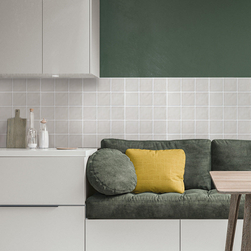 Quadratische 3D-Wandfliese Nebelgrau – Modernes Design Für Jeden Raum 2