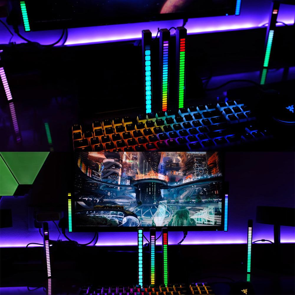 RGB Soundlichtleiste USB Wiederaufladbar – Farbenfrohe Klangerlebnisse Für Jede Stimmung 3