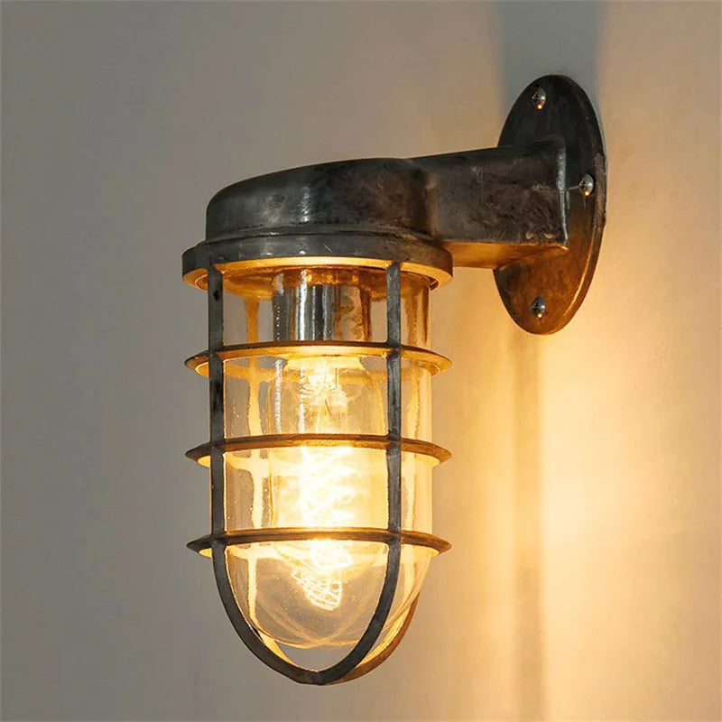 Retro Industrielle Wasserdichte Wandlampe – Stilvolle Außenbeleuchtung für Einzigartigen Charme 1