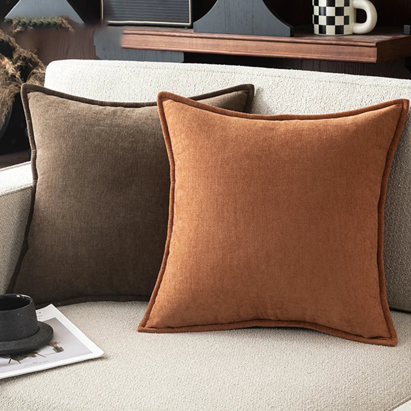 Retro Weiche Chenille Kissenbezug – Elegantes Design Für Stilvollen Komfort 1