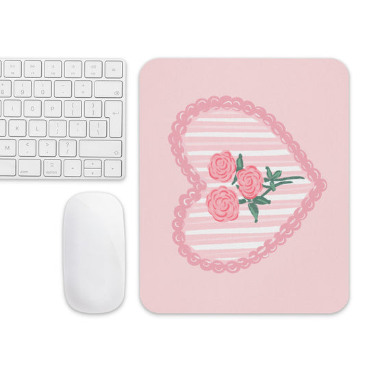 Rosa Mauspad Stiele Streifen – Elegantes Design Für Stilbewusste Gamer 0