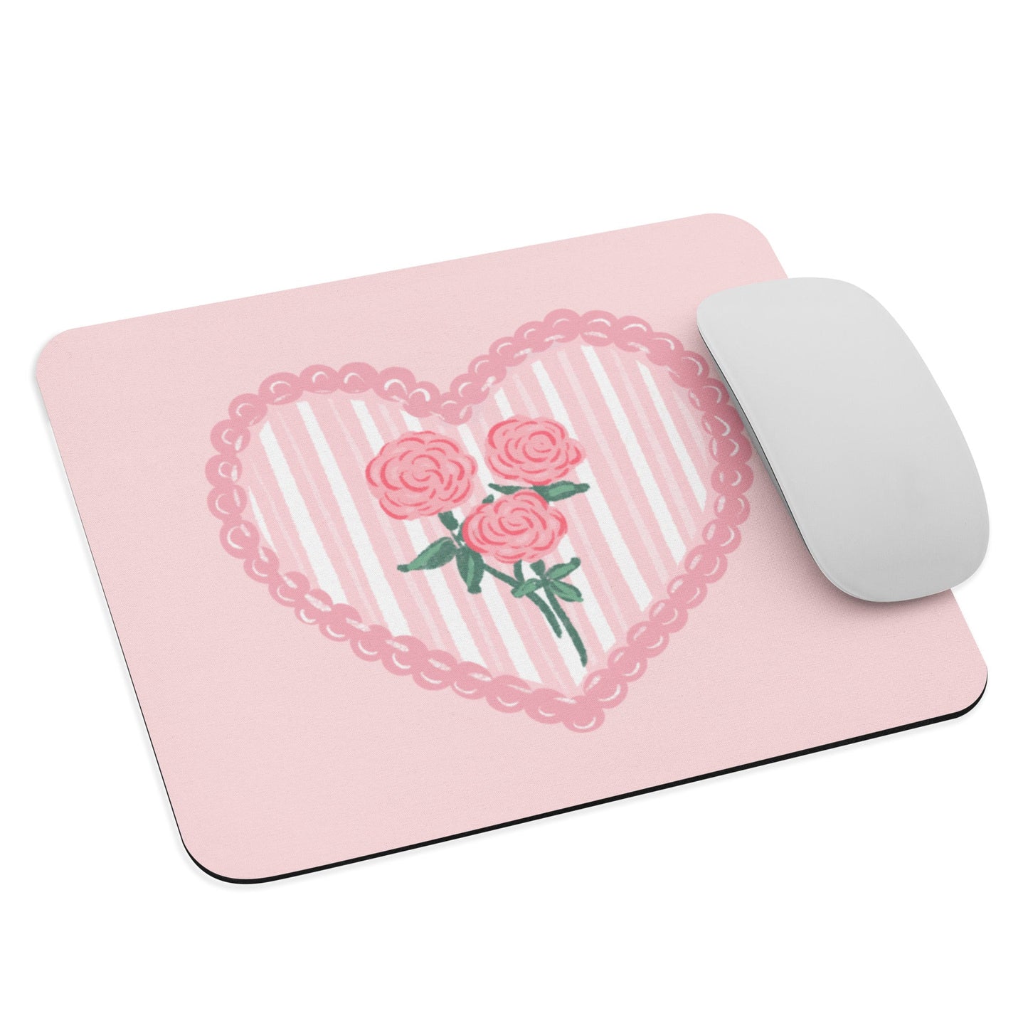 Rosa Mauspad Stiele Streifen – Elegantes Design Für Stilbewusste Gamer 2