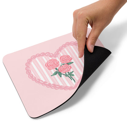 Rosa Mauspad Stiele Streifen – Elegantes Design Für Stilbewusste Gamer 3