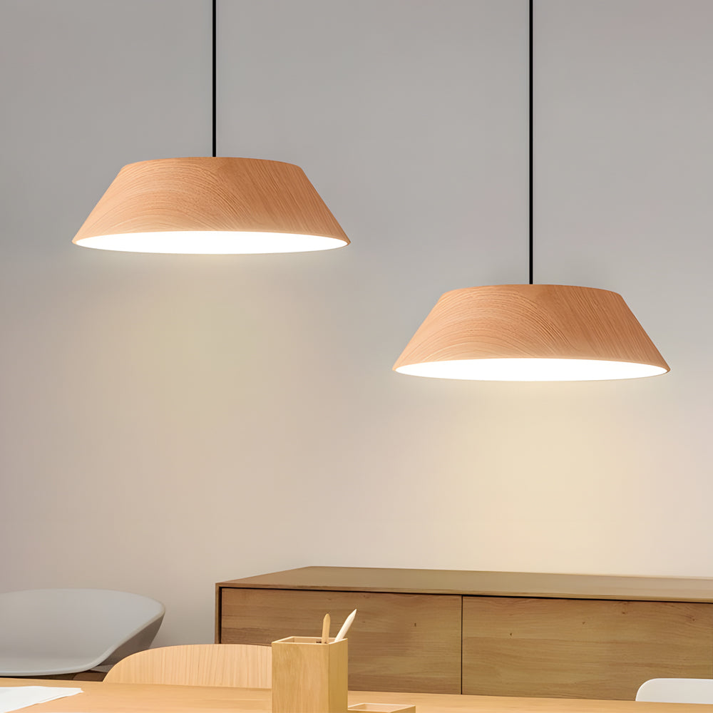 Runde LED-Hängelampe Japanischer Stil – Stilvolle Beleuchtung für Esszimmer 0