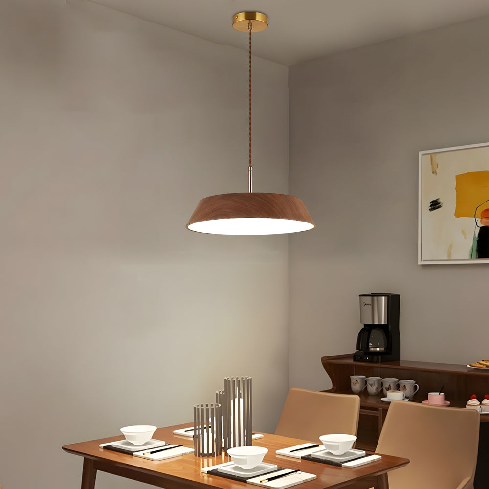 Runde LED-Hängelampe Japanischer Stil – Stilvolle Beleuchtung für Esszimmer 3
