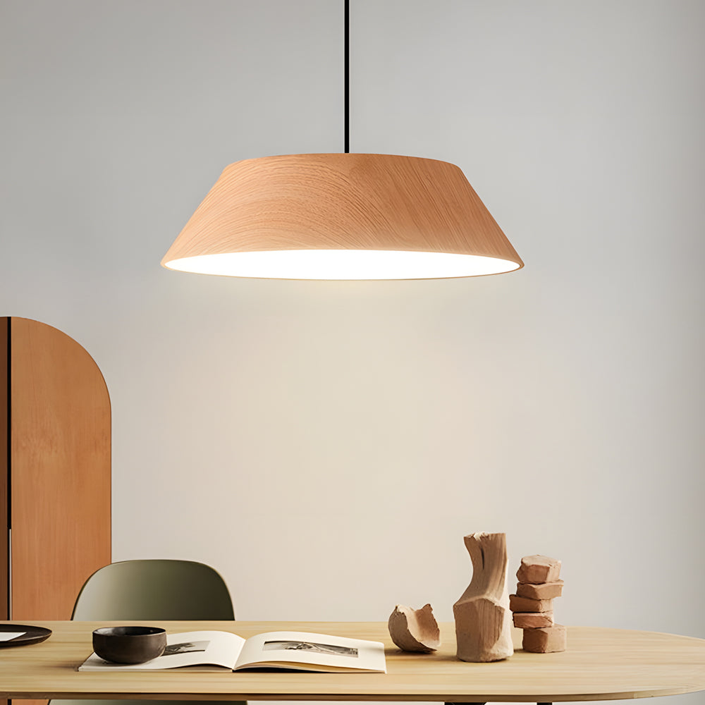 Runde LED-Hängelampe Japanischer Stil – Stilvolle Beleuchtung für Esszimmer 5