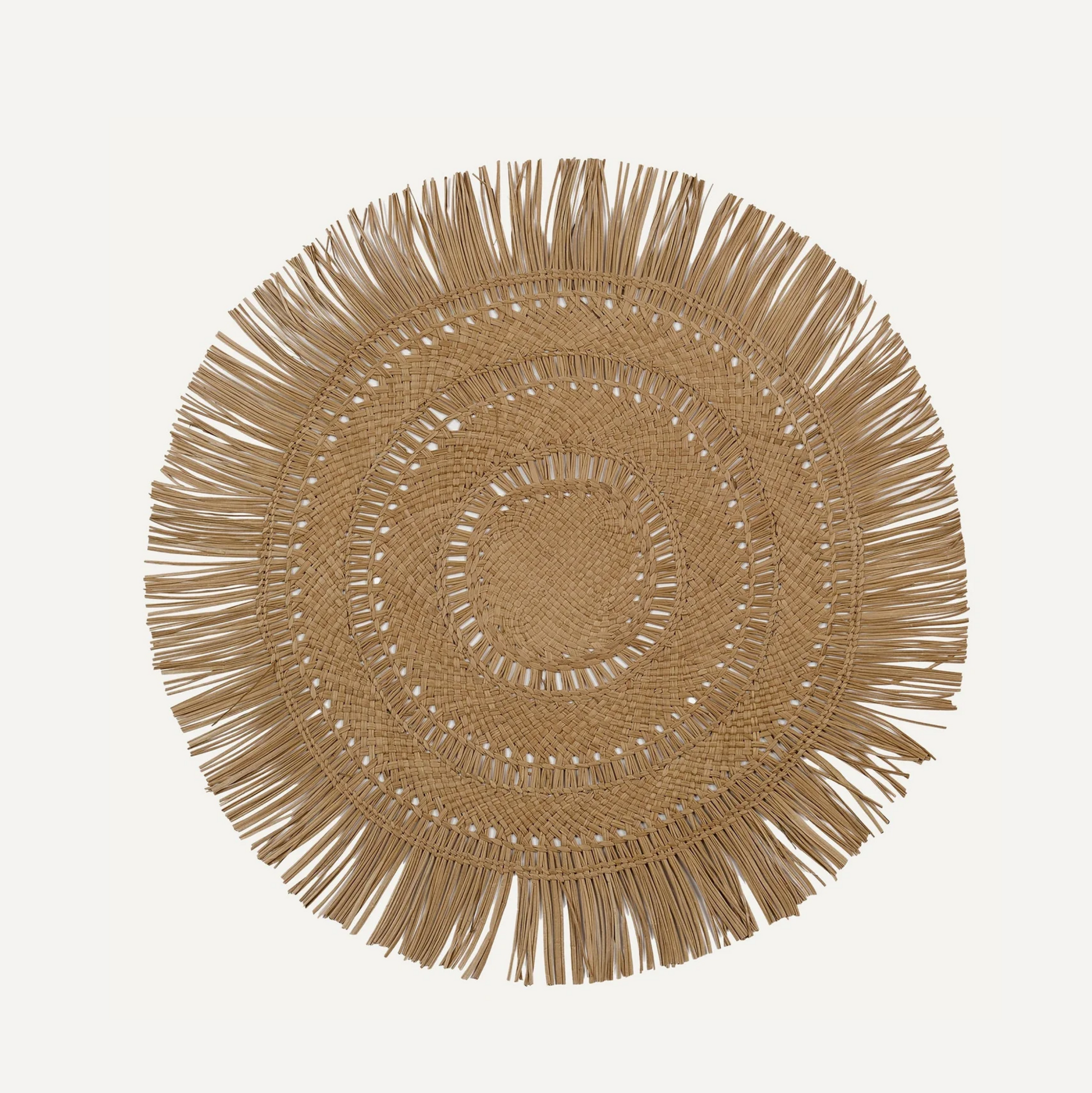 Runde Tischsets Iraca-Palme – Handgewebte Eleganz Für Ihren Esstisch 0