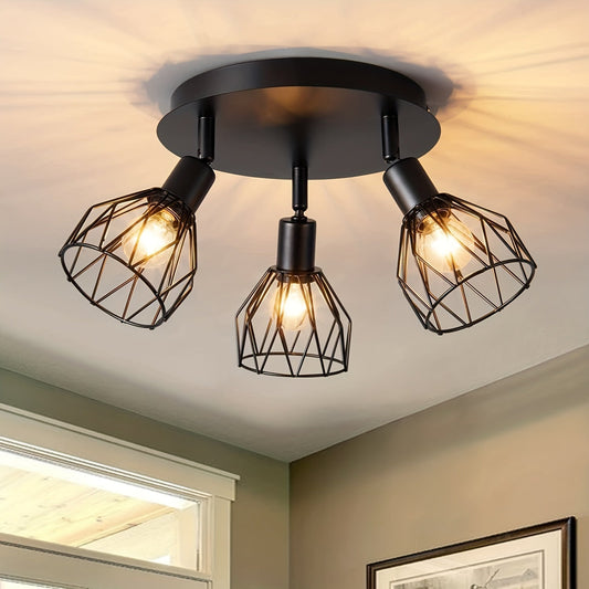 RusticGlow Deckenlampe Bauernhaus-Stil – Einladendes Licht für Gemütliche Räume 0