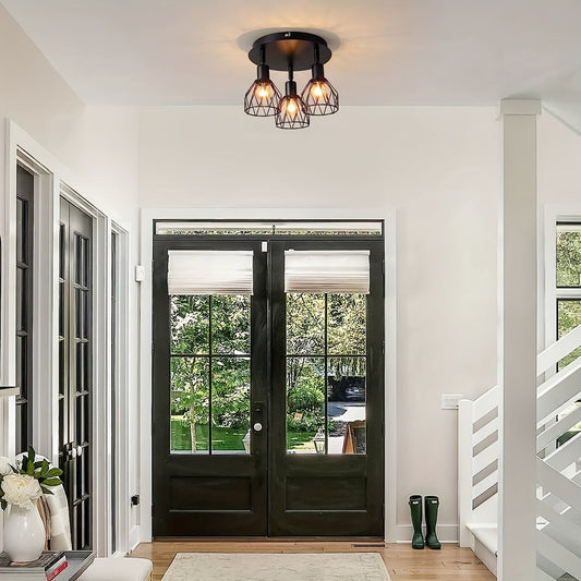 RusticGlow Deckenlampe Bauernhaus-Stil – Einladendes Licht für Gemütliche Räume 1