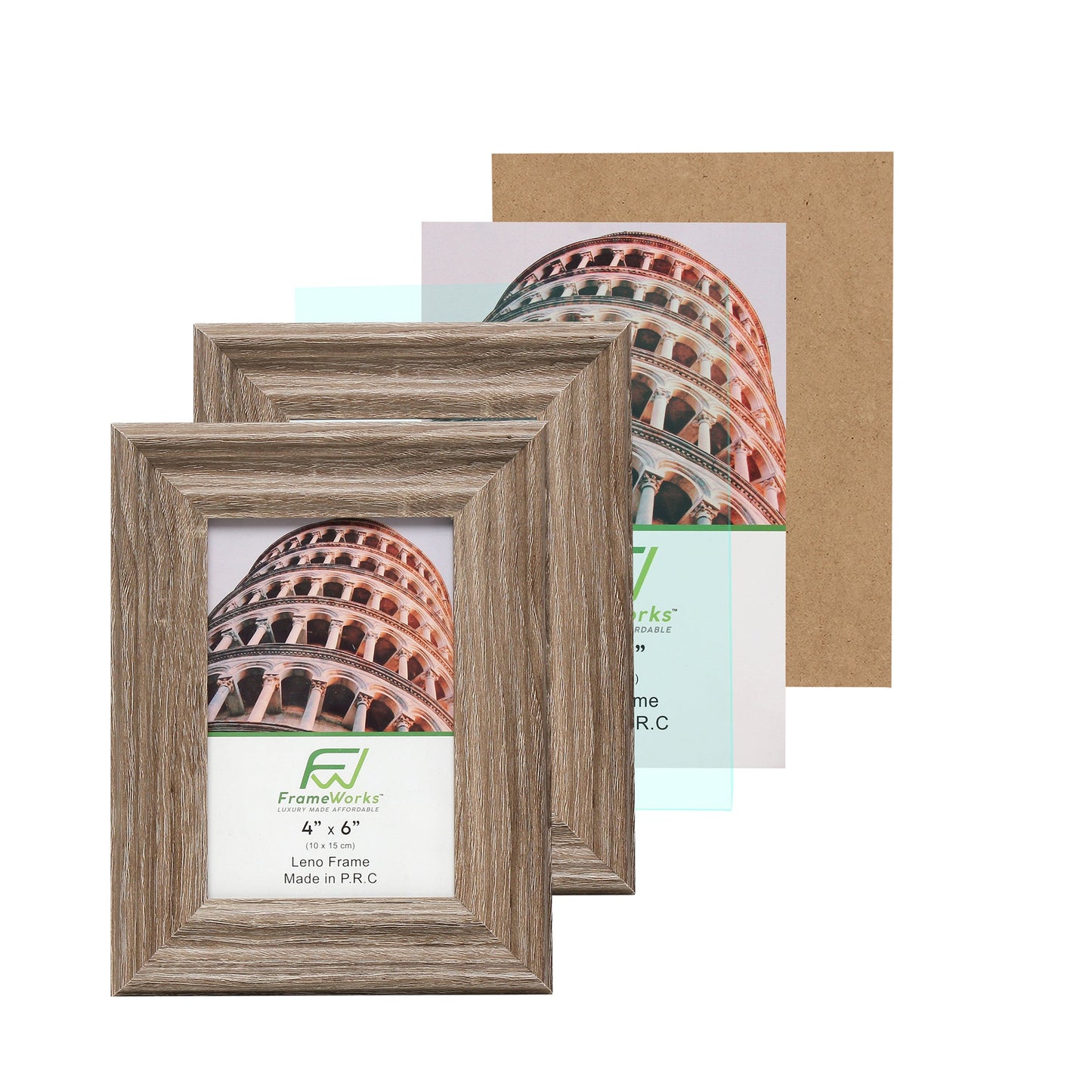 Rustikaler MDF-Holz-Bilderrahmen 4 x 6 – Stilvolle Präsentation Ihrer Lieblingsfotos 4