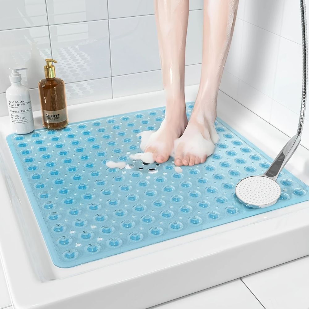Rutschfeste Badematte mit Saugnäpfen – Sicherer Halt und Hygienisches Duscherlebnis 3