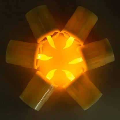 SOLAGLOW Solar-LED-Teelichter Set – Magische Flackernde Lichtspiele 5