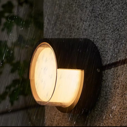 SOLVENA Außen Wandlampe – Elegante Geometrische Formen für Ihren Außenbereich 1