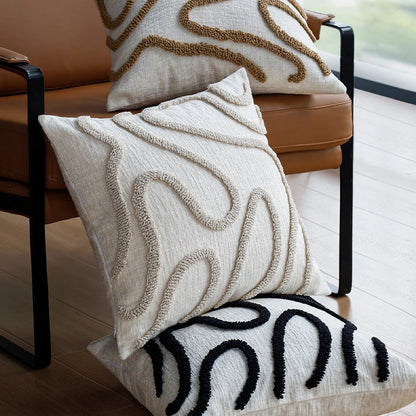 Sabella Boho Chenille Dekokissen 45X45 CM – Gemütlicher Stil Für Jeden Raum 3