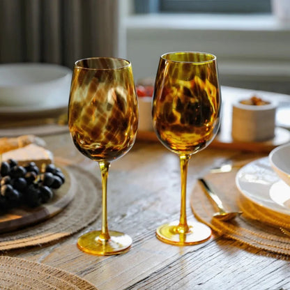 Savanna Spot Stielglas Bernstein – Elegantes Design Für Stilvolle Anlässe 6