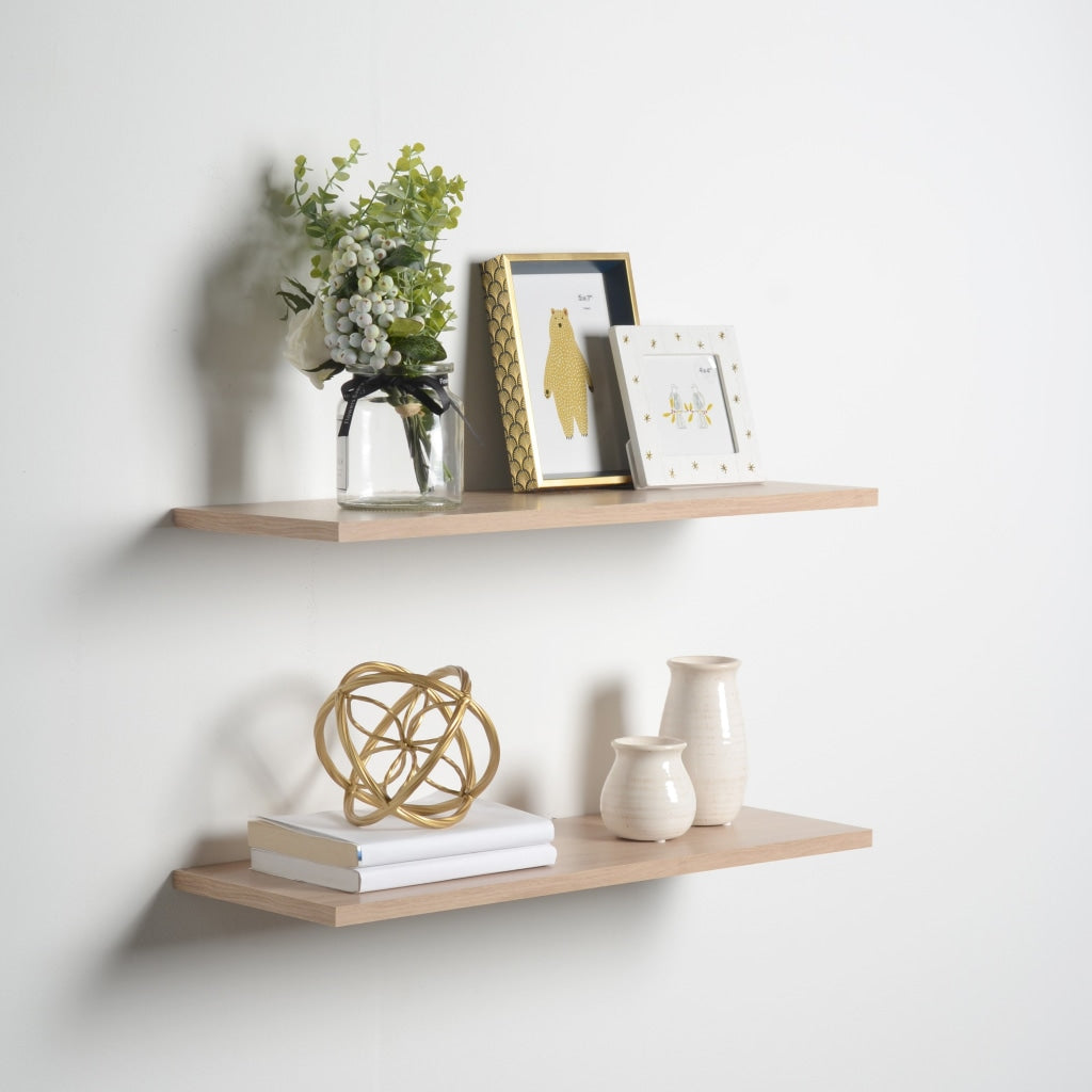 Schlanke Schwebende Regale MDP-Holz – Elegante Minimalistische Raumgestaltung 3