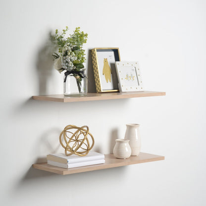 Schlanke Schwebende Regale MDP-Holz – Elegante Minimalistische Raumgestaltung 3