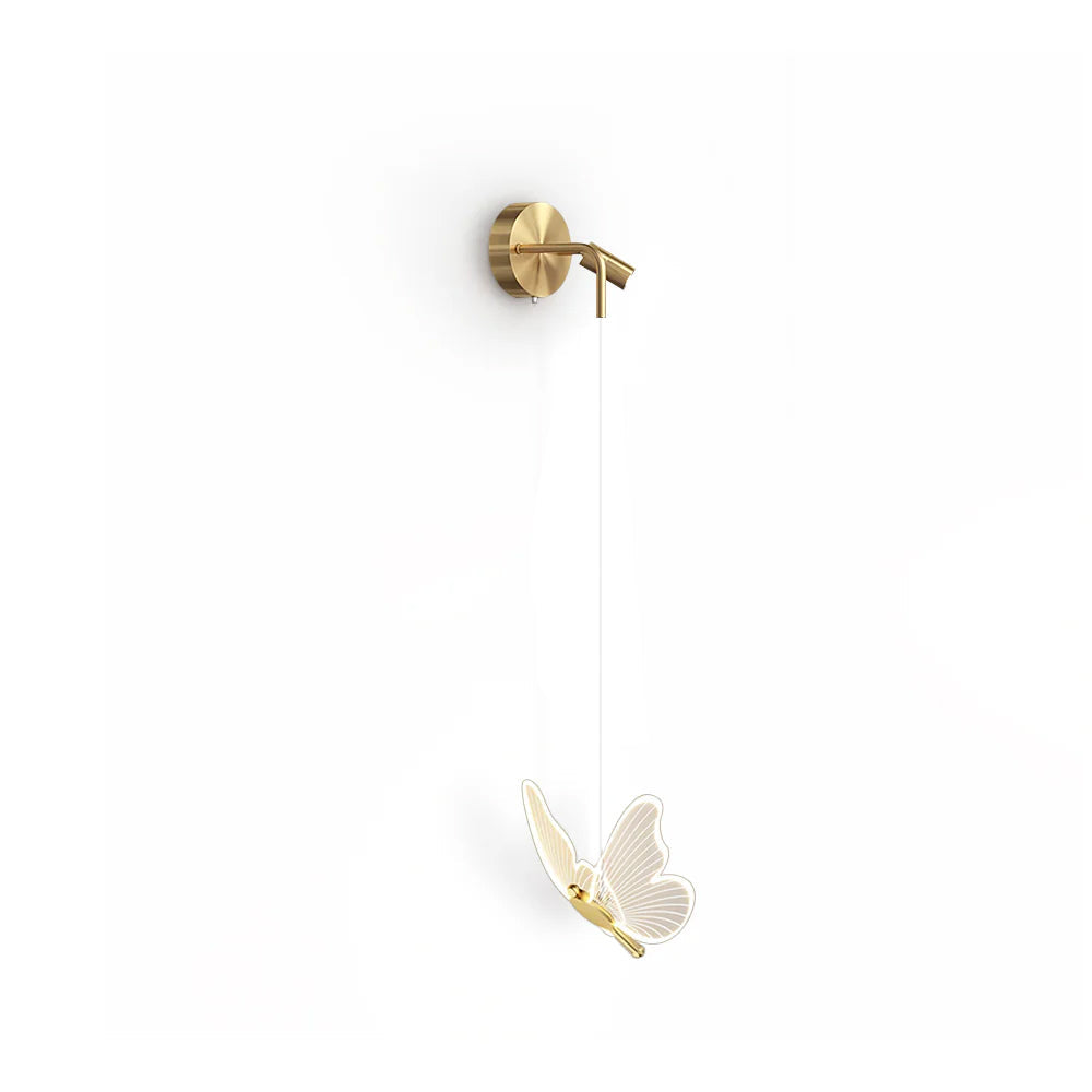 Schmetterlings Wandlampe – Elegantes Lichtspiel für Stilvolle Räume 1