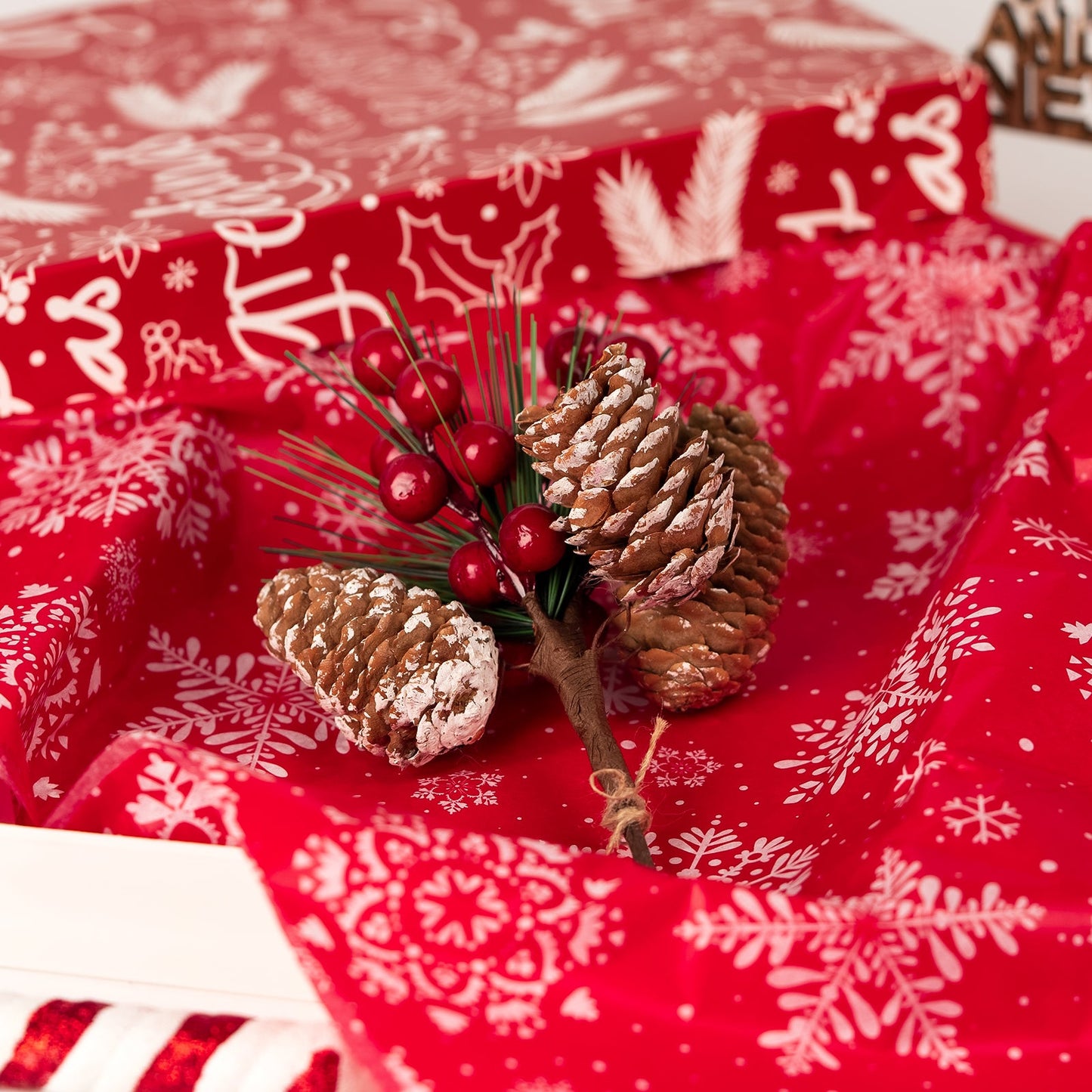Seidenpapier Weihnachten Schneeflockenrot – Kreative Bastelideen Für Festliche Anlässe 4