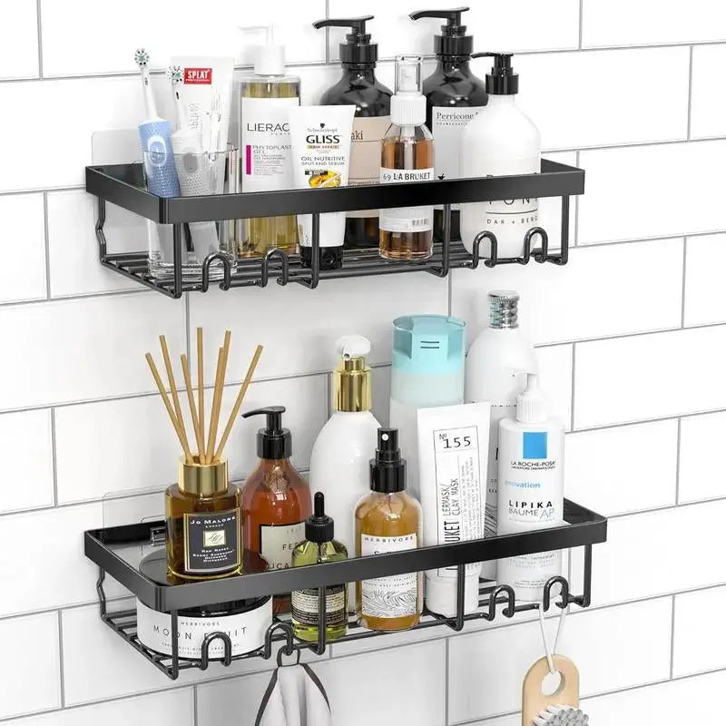 Selbstklebender Dusch-Caddy-Organizer Edelstahl – Elegante Lösung Für Ordnung Im Bad 0