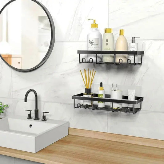 Selbstklebender Dusch-Caddy-Organizer Edelstahl – Elegante Lösung Für Ordnung Im Bad 1
