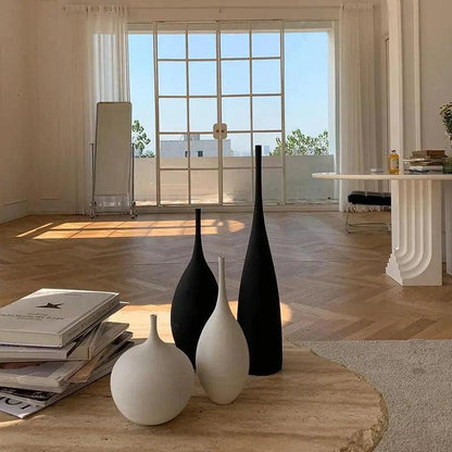 Serene Zen-Keramikvase – Harmonische Eleganz für Ihr Zuhause 1