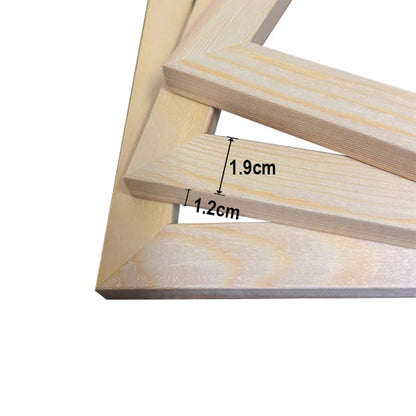 Set Mit 3 Holzrahmen Für Leinwanddrucke – Stilvolle Präsentation Ihrer Kunstwerke 5