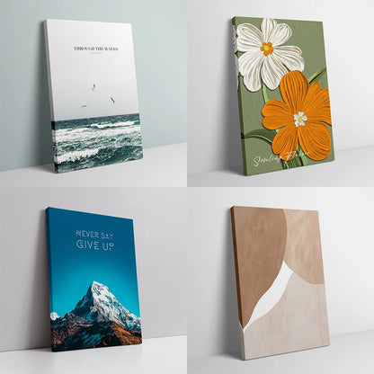 Set Mit 3 Holzrahmen Für Leinwanddrucke – Stilvolle Präsentation Ihrer Kunstwerke 6