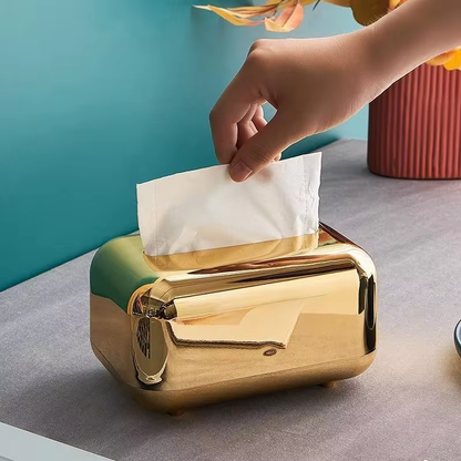 Sidney Taschentuchhalter Gold – Elegante Aufbewahrung Für Jeden Raum 2