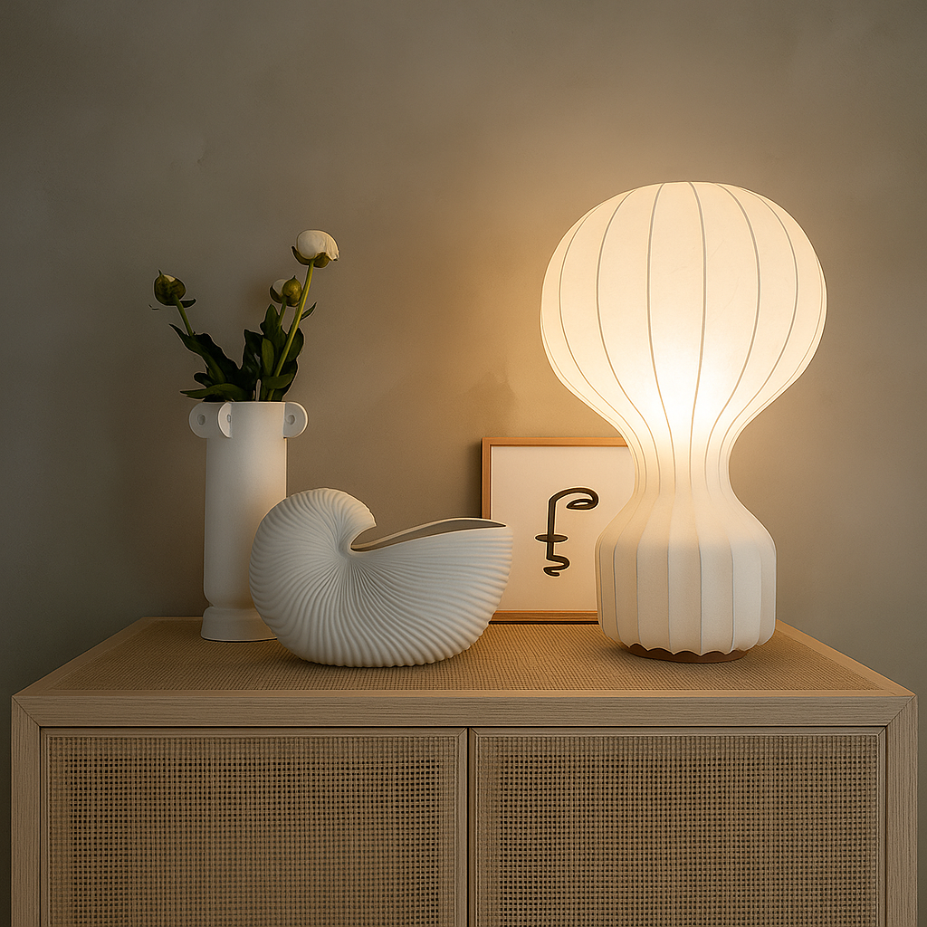 Silka Wabi Sabi Tischlampe – Warmes LED-Licht für Ihre Gemütlichkeit 0