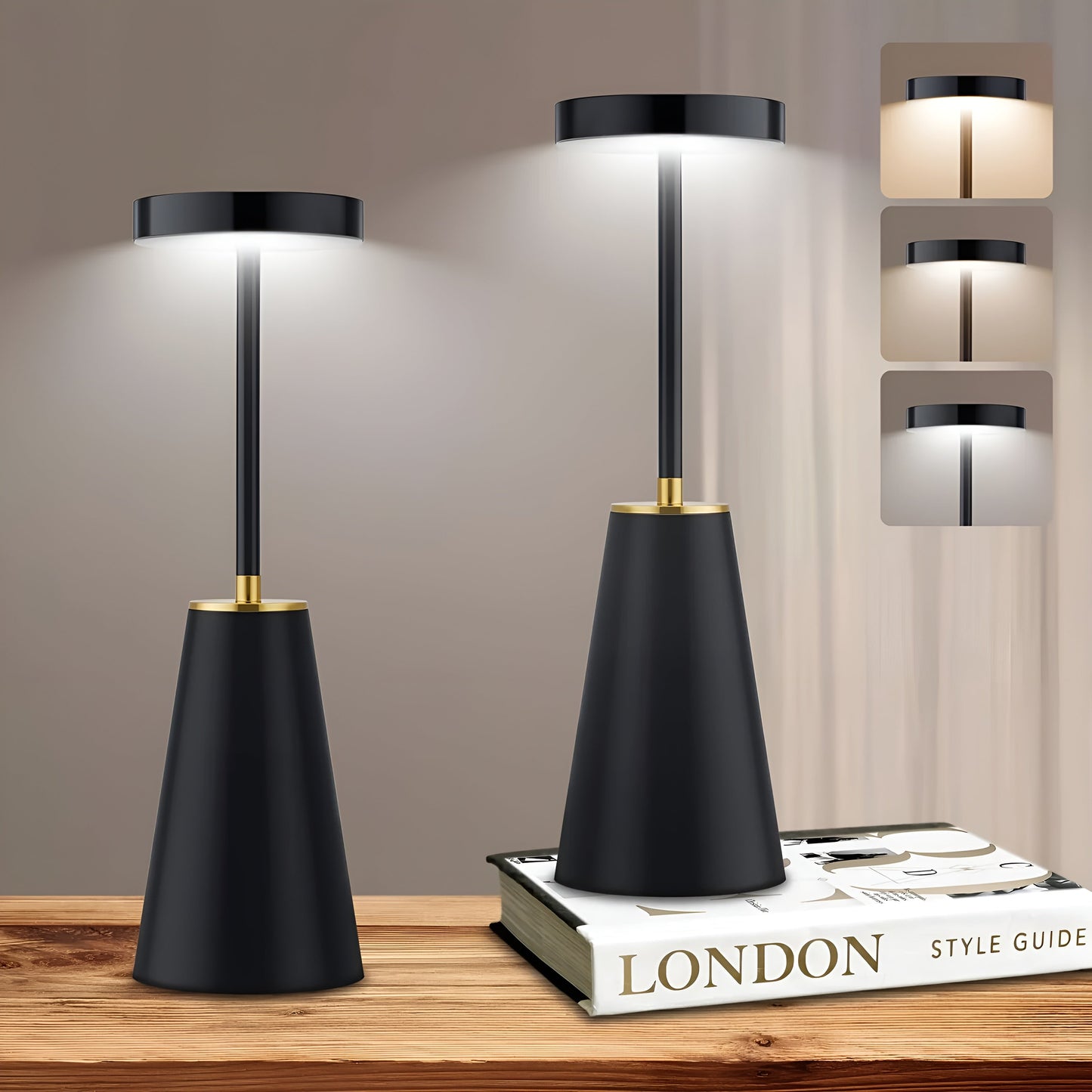 Sleek LED Tischlampe Ohne Kabel – Stilvolle Beleuchtung Für Jedes Ambiente 2