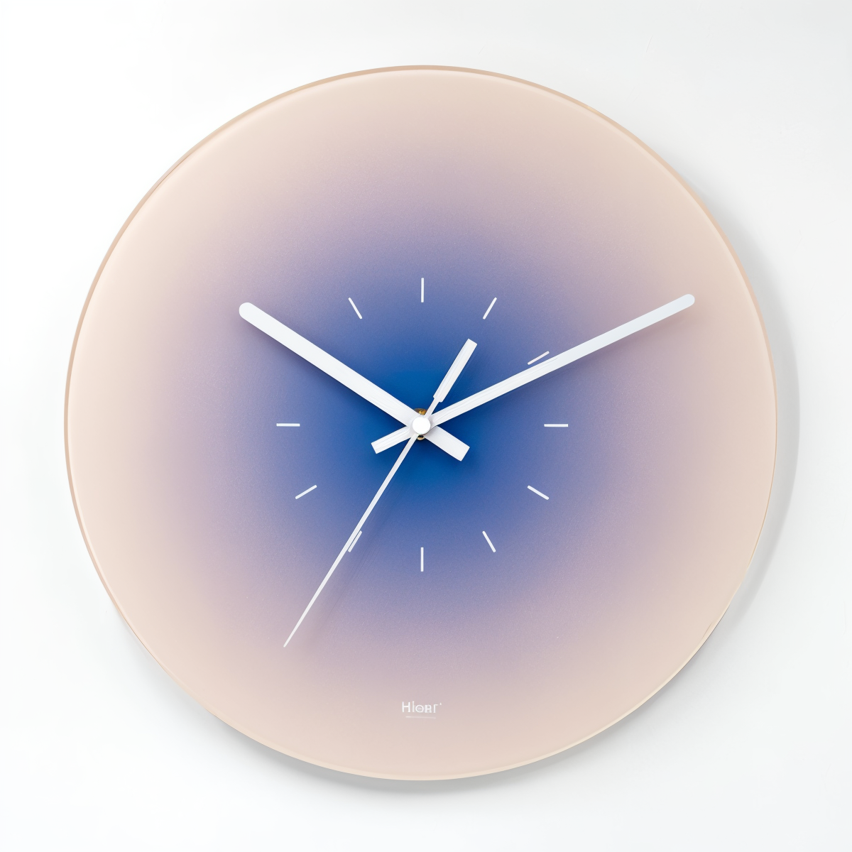 Sonnenuntergang Wanduhr Glasrahmen – Ruhevolle Zeitmessung Mit Farbenfrohem Design 6