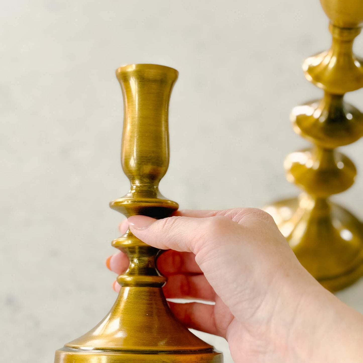 Spitzkerzenhalter Set Antikgold – Rustikale Eleganz Für Ihre Dekoration 7