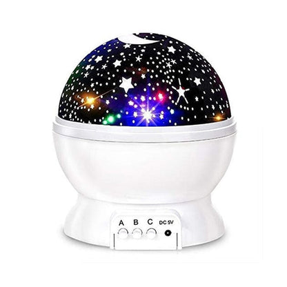 Star Shine Nachtlicht Kinderprojektor – Beruhigendes Sternenmeer für Babys 0