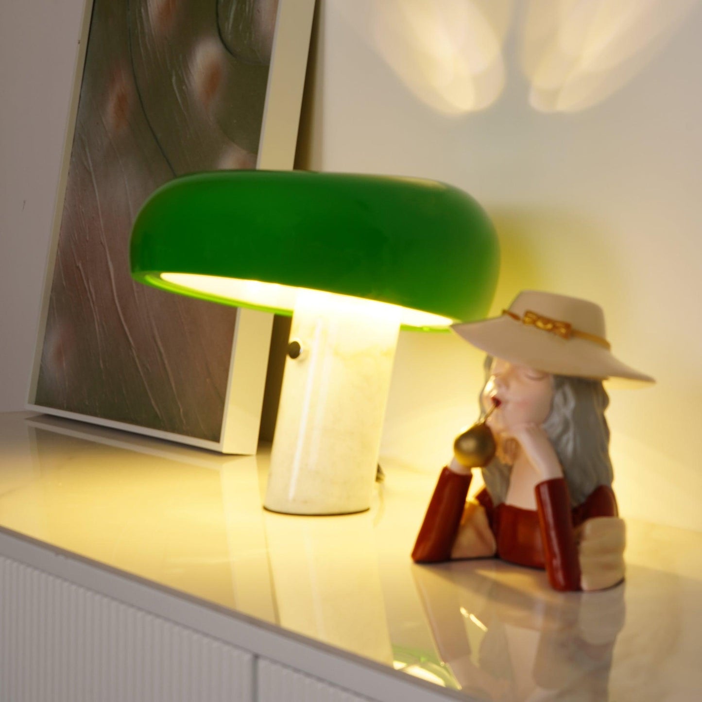 StoneGlow Tischlampe Marmor – Luxuriöses Design für Gemütliche Atmosphäre 4