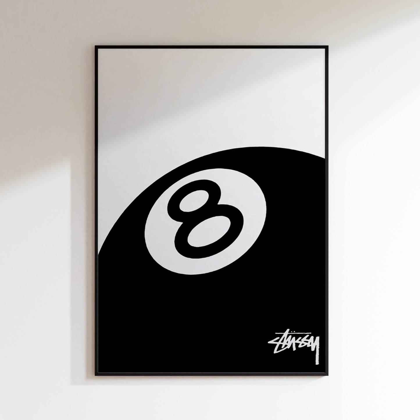 Stussy 8-Ball-Poster – Einzigartige Wandkunst Für Stilbewusste 0