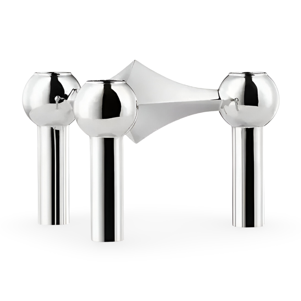 Stylischer Silberner Kerzenhalter aus Metall – Elegante Dekoration für Ihr Zuhause 9