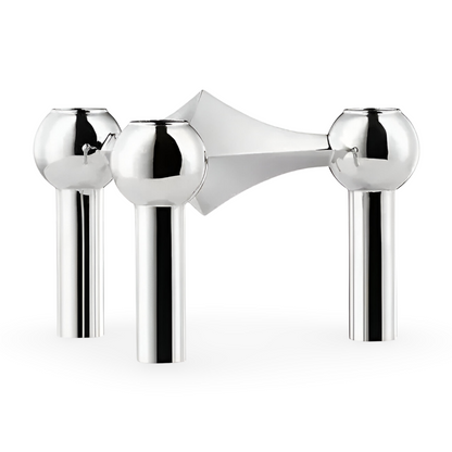 Stylischer Silberner Kerzenhalter aus Metall – Elegante Dekoration für Ihr Zuhause 9