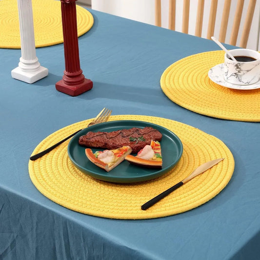 Sunny Delight Stofftischset Gelb – Stilvolle Akzente Für Ihr Esszimmer 0