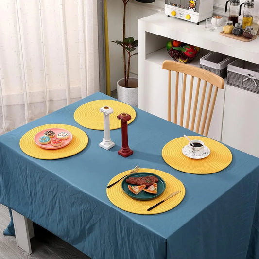 Sunny Delight Stofftischset Gelb – Stilvolle Akzente Für Ihr Esszimmer 1