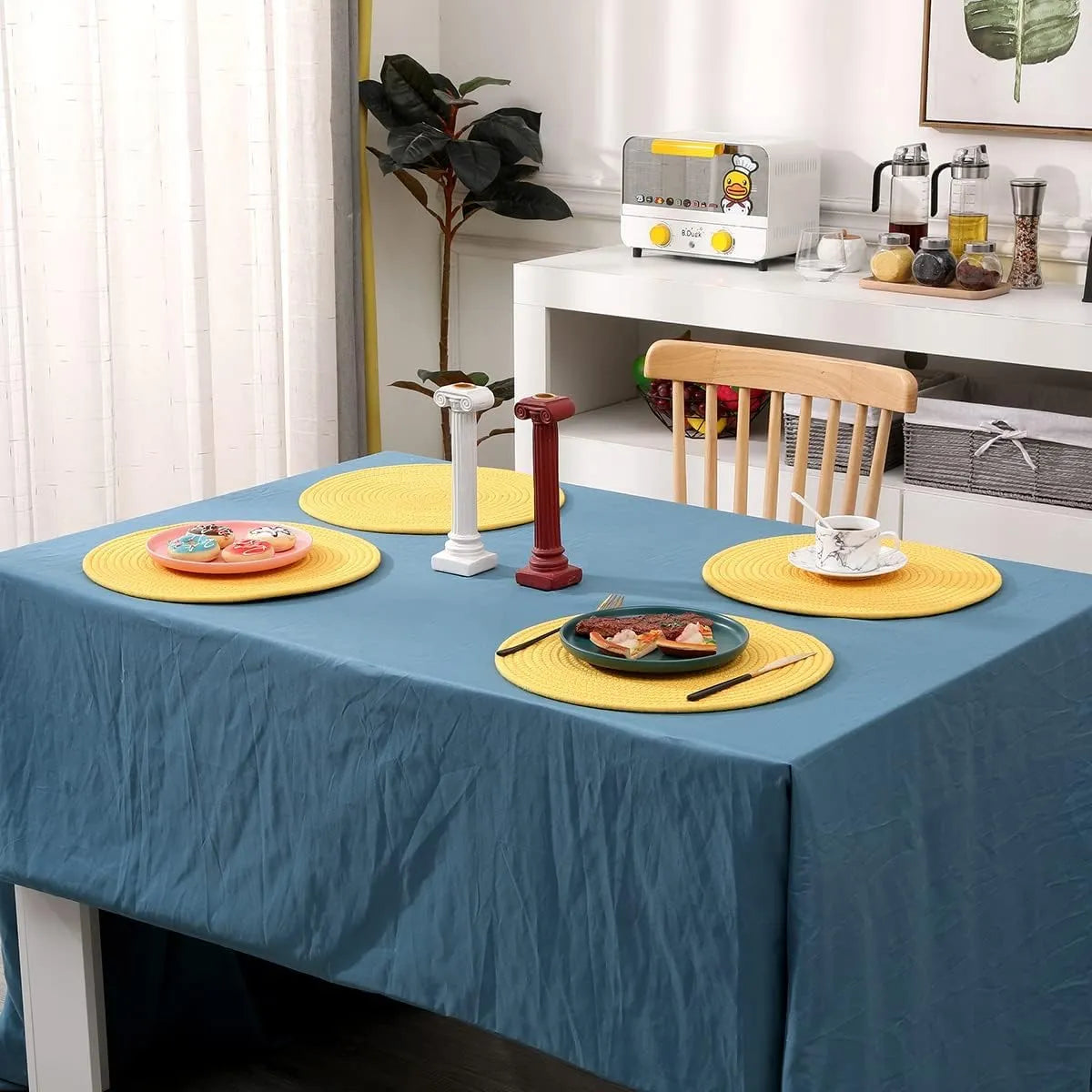 Sunny Delight Stofftischset Gelb – Stilvolle Akzente Für Ihr Esszimmer 2