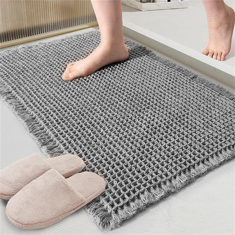 Super Absorbierender Rutschfester Badezimmerteppich – Eleganz Und Sicherheit Für Ihr Bad 1