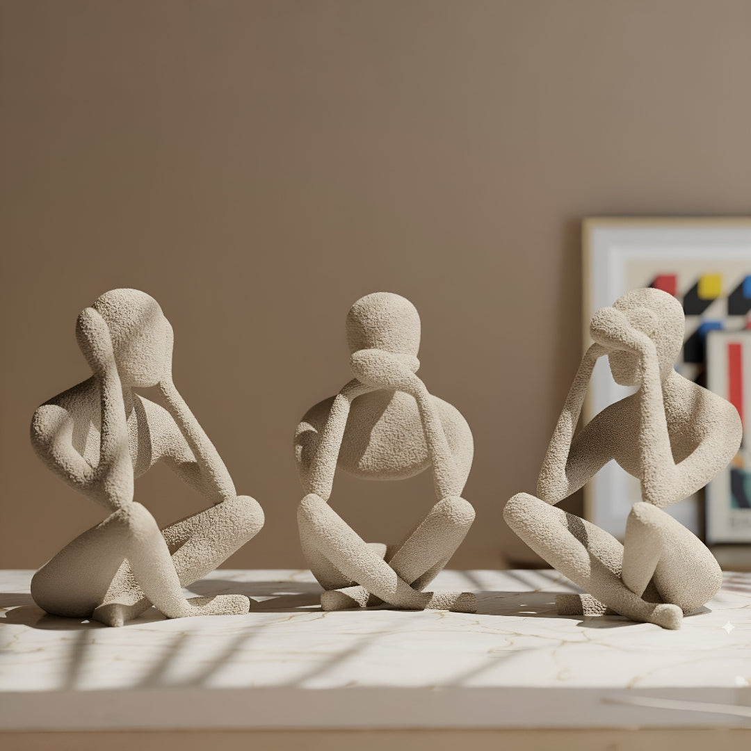 TRIA Skulpturen Set – Achtsame Figuren Für Innere Ruhe 2
