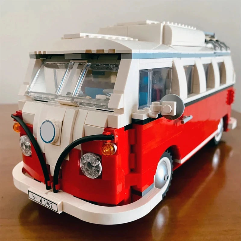 Technisches T1 Camper Van Bausteinset – Kreatives Spielzeug Für Fantasievolles Spielen 2