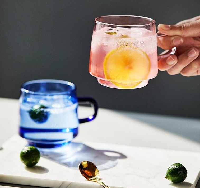 Teetasse Aus Farbigem Glas Mit Untertasse – Stilvolles Trinkerlebnis Für Teeliebhaber 5