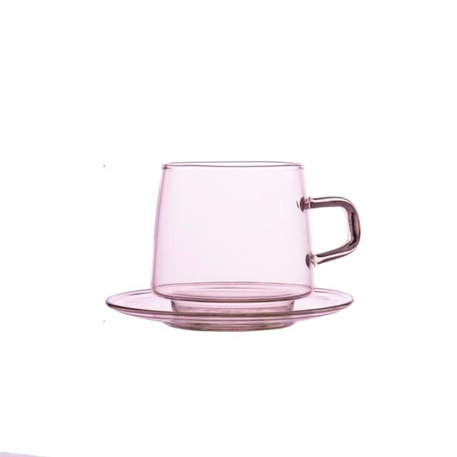 Teetasse Aus Farbigem Glas Mit Untertasse – Stilvolles Trinkerlebnis Für Teeliebhaber 7