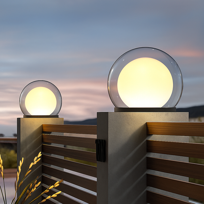 **Thaliora Sonnenenergie Außenlampe – Magische Maanartige Beleuchtung für Ihren Garten** 0