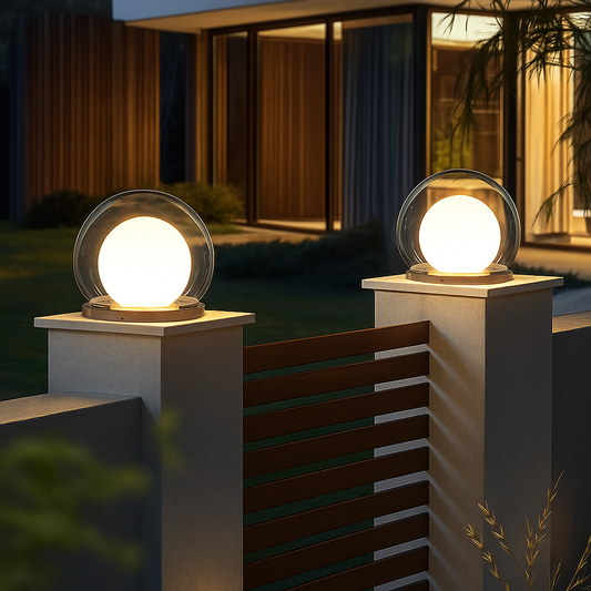 **Thaliora Sonnenenergie Außenlampe – Magische Maanartige Beleuchtung für Ihren Garten** 1