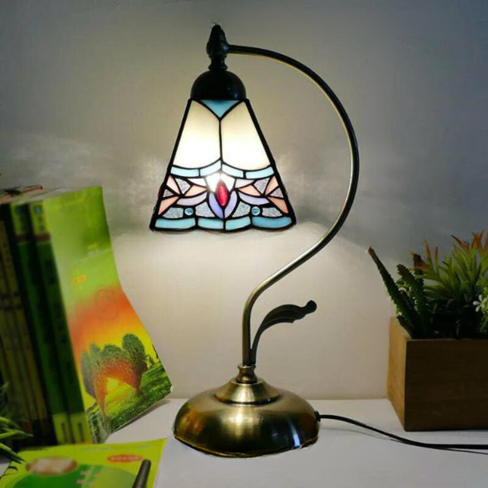 Tiffany Schwanenhals-Tischlampe – Zeitlose Eleganz für Ihr Zuhause 10